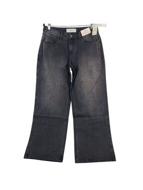 NEW Hollister Black Low-Rise Baggy Jeans W30 Regular Relaxed Fit Women’s 10R